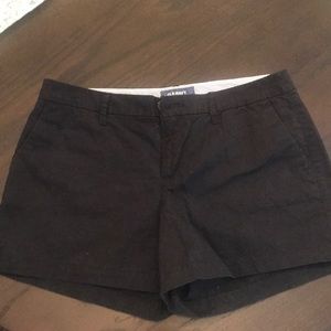 Old navy black everyday short sz 6